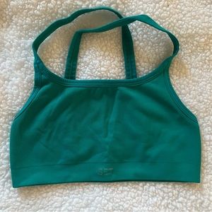 SET Active Teal Strappy Sports Bra